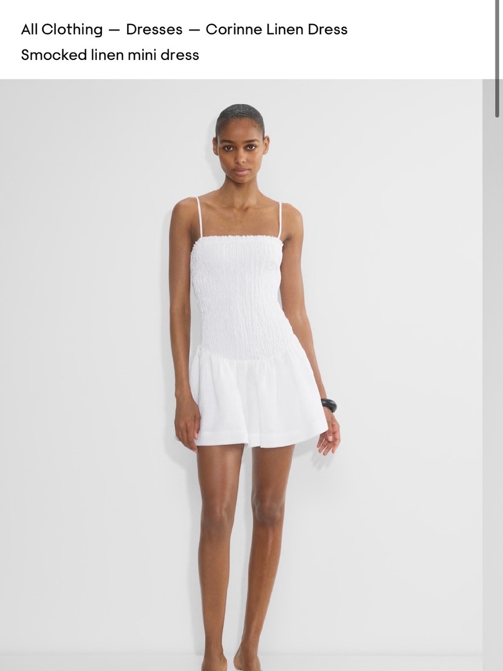 Aritzia Wilfred Corrine Linen Dress